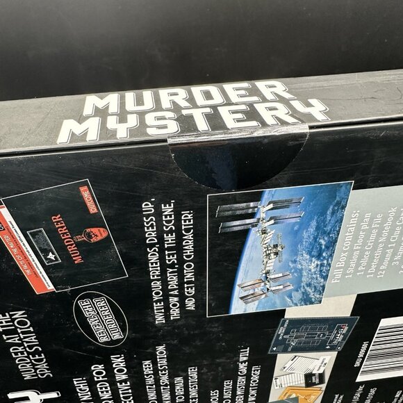 Host Your Own Murder Mystery Party Game Murder At The Space Station New In Box - Picture 5 of 8
